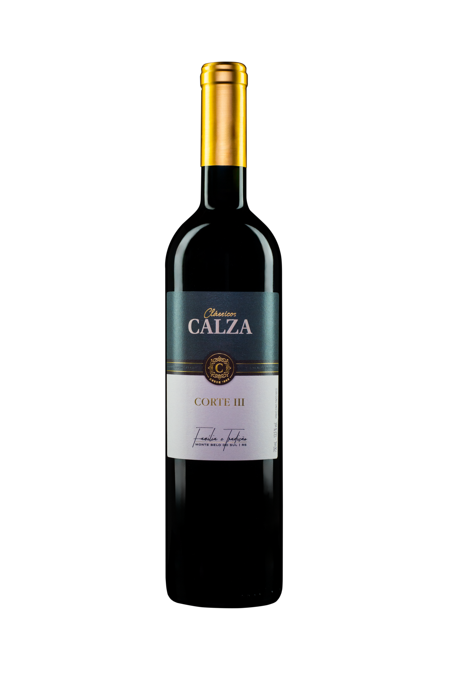 Vinho Tinto Corte III – Vinícola Calza