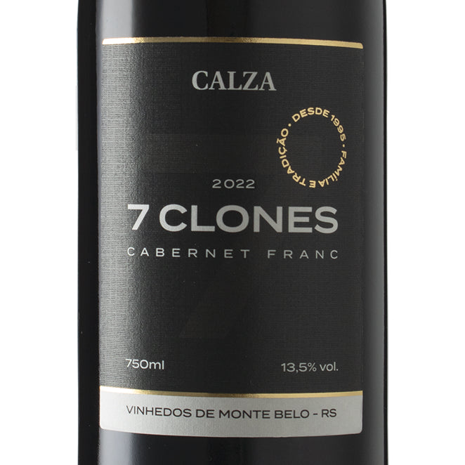 Vinho Tinto Cabernet Franc 7 Clones - Vinícola Calza