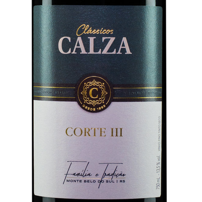 Vinho Tinto Corte III - Vinícola Calza