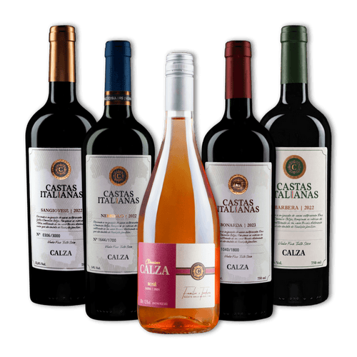 Kit Castas Italianas Vinícola Calza