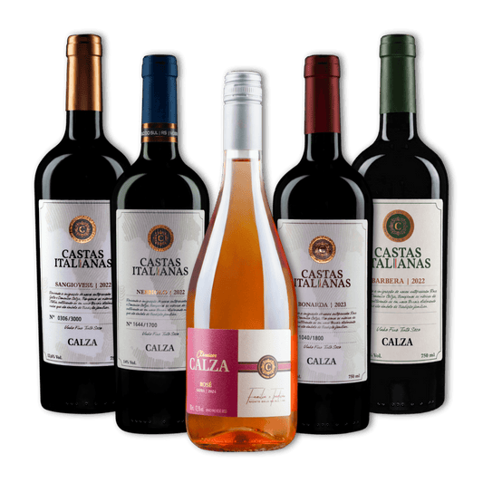 Kit Castas Italianas Vinícola Calza