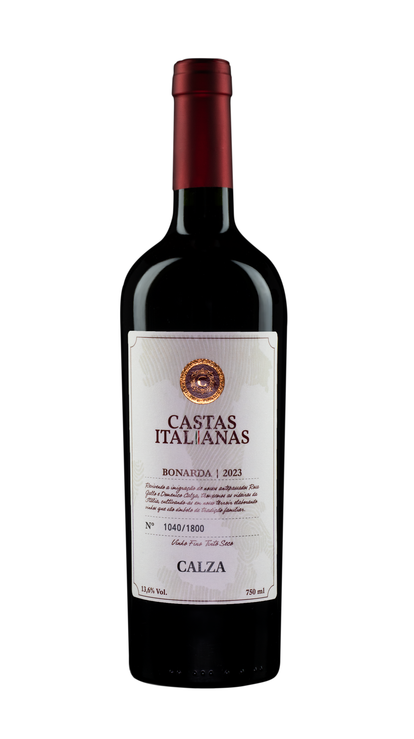 Vinho Tinto Bonarda – Vinícola Calza
