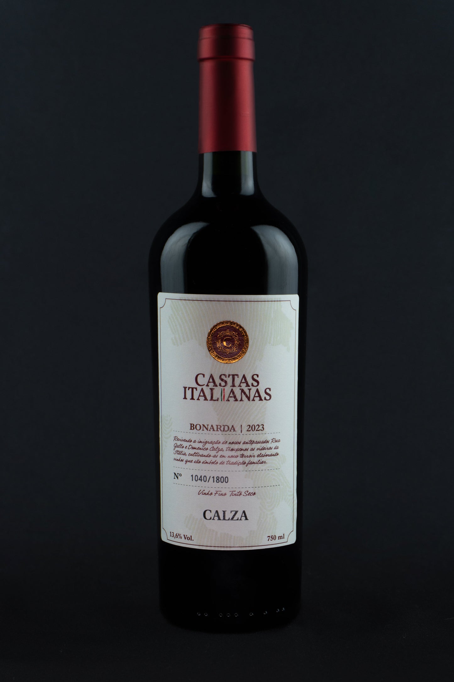 Vinho Tinto Bonarda – Vinícola Calza