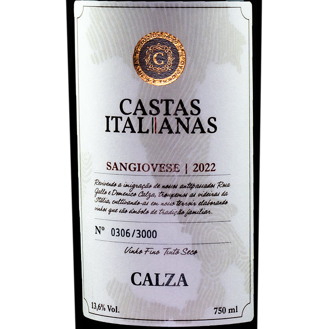 Vino Sangiovese – Bodega Calza